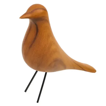 Декоративная фигура Dream River Птичка керамика коричневый 15.9x19.1 см