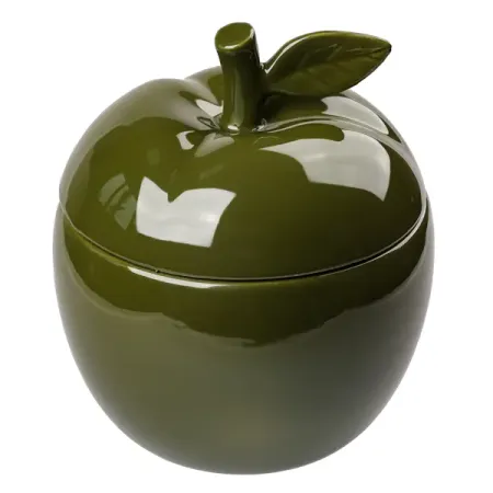 Декоративный предмет Dream River Яблоко керамика зеленый 17.5x20.5 см