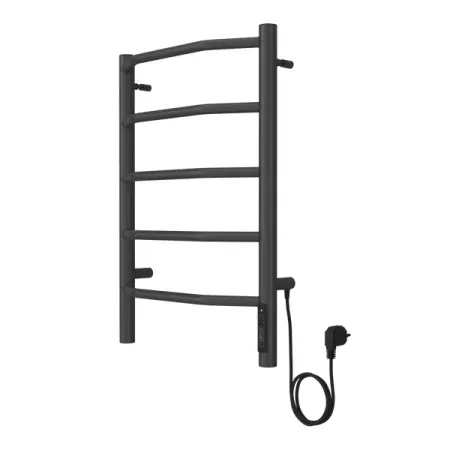 Электрический полотенцесушитель Вармо Нептун П5 400x600 мм 120 Вт цвет графит