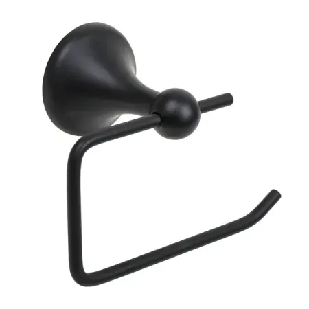 Держатель для туалетной бумаги Eltoni без крышки цвет черный