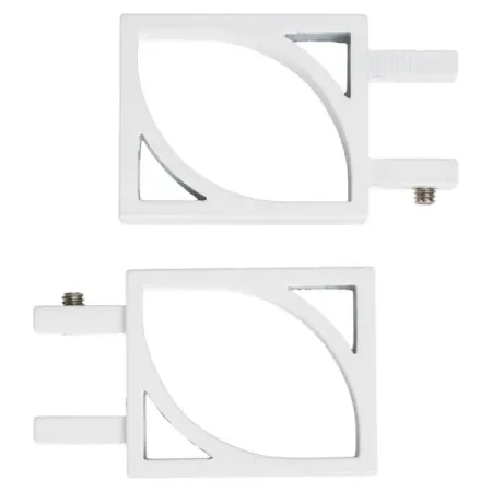 Наконечник Orbis Eco Квадро Оптима 25.12.608 металл 2.5 см цвет белый 2 шт.