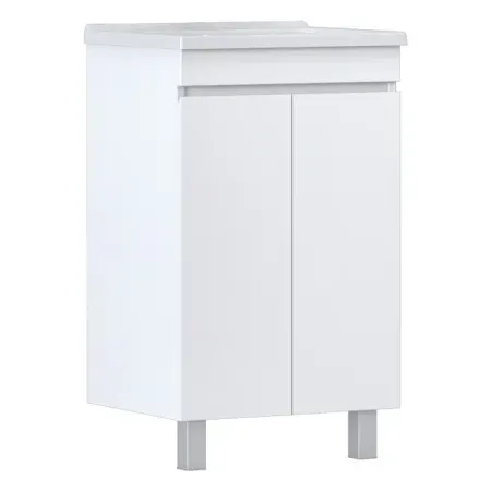 Тумба с раковиной в ванную комнату Vigo Avalon 500-2-0 напольная 50 см цвет белый
