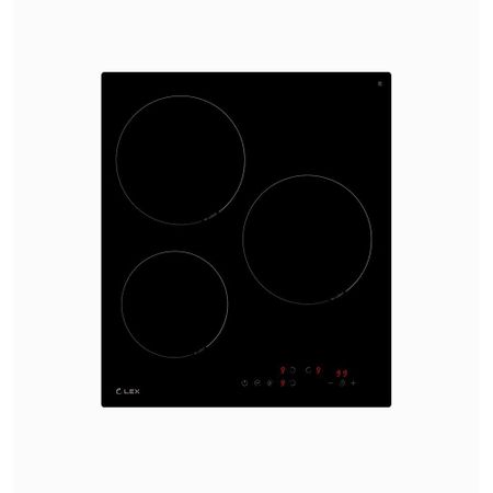 Варочная панель электрическая Lex EVH 4030 BL 3 конфорки черная