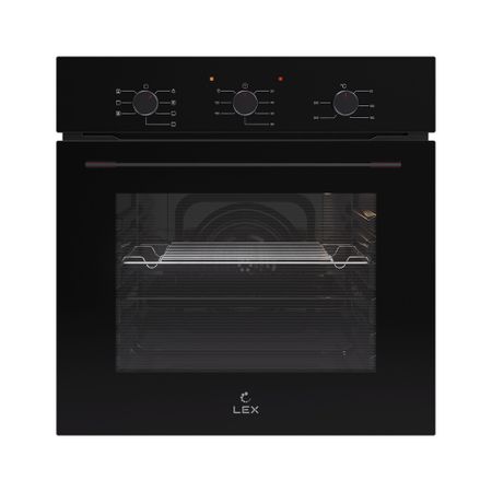 Духовой шкаф электрический встраиваемый Lex EDM 075 BBL 595 мм черный (CHAO000402)