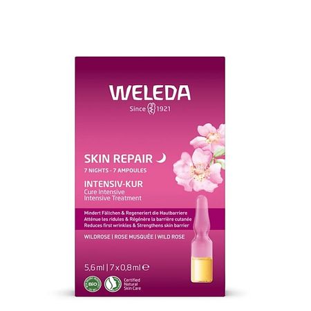 Концентрат для лица WELEDA Разглаживающий концентрат Wild Rose Intensive Treatment