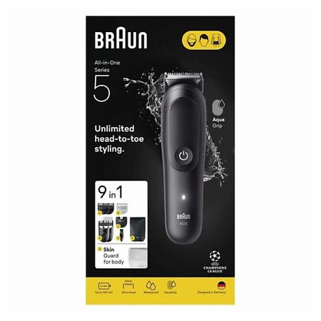 Триммер для волос BRAUN Триммер Series 5 AIO5540 9 в 1 триммер для волос braun триммер универсальный sk3000 4 в 1 бритва