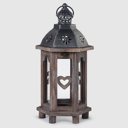 Фонарь-подсвечник Minhou lisheng Жизель, 19.5х17х39 см