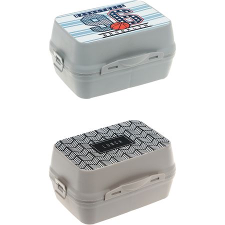 Ланч-бокс с вилкой и ложкой Qlux Neo в ассортименте