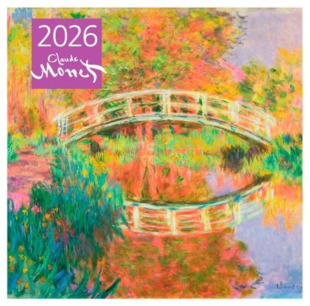 Календарь настенный Эксмо Клод Моне на 2026 год, 300х300 мм