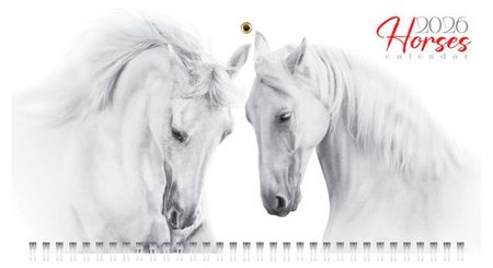 Календарь настенный Хатбер-М Год Лошади квартальный 3-х блочный на 2026 год, 29,7х65,5 см