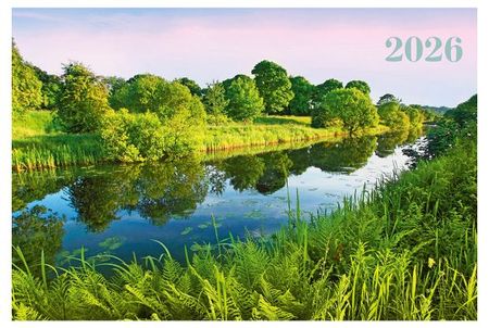 Календарь квартальный трехблочный Listoff Поэзия природы на 2026 г, 305х680 мм
