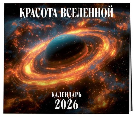 Календарь настенный Эксмо Красота Вселенной на 2026 год, 300х300 мм