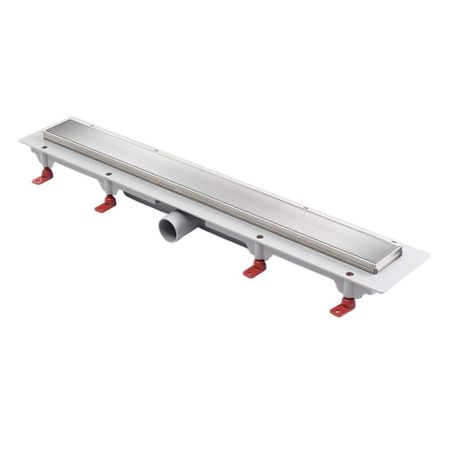 Лоток душевой MCH Klasik с комбинированным затвором 650х60 мм d40 мм решетка из нержавеющей стали (CH650KN) решетка для аэрофритюрницы из нержавеющей стали