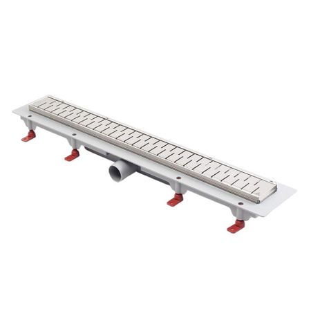 Лоток душевой MCH Medium с комбинированным затвором 750х60 мм d40 мм решетка из нержавеющей стали (CH750MN) решетка для аэрофритюрницы из нержавеющей стали