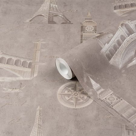 Обои компакт-винил на флизелиновой основе Palitra Life Travel Wall PL72406-45 (1,06х10,05 м) александр мелентьевич волков а волков волшебник изумрудного города мат ламин выбор лак тиснение 170х215