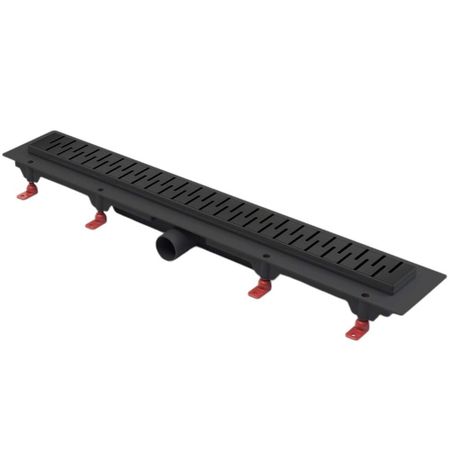 Лоток душевой MCH Medium с комбинированным затвором 650х60 мм d50 мм решетка из нержавеющей стали (CH650/50MC) решетка для аэрофритюрницы из нержавеющей стали