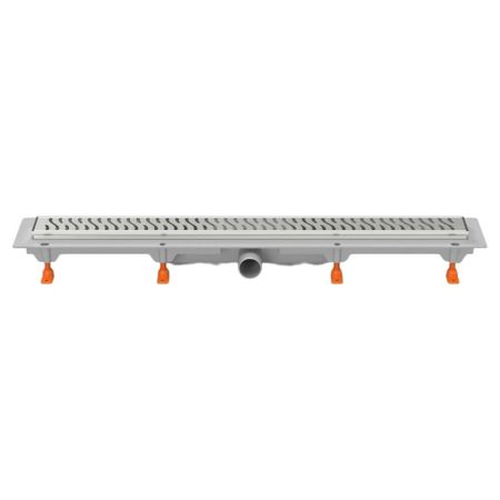 Лоток душевой MCH Harmony с комбинированным затвором 750х60 мм d40 мм решетка из нержавеющей стали (CH750HN) решетка для аэрофритюрницы из нержавеющей стали