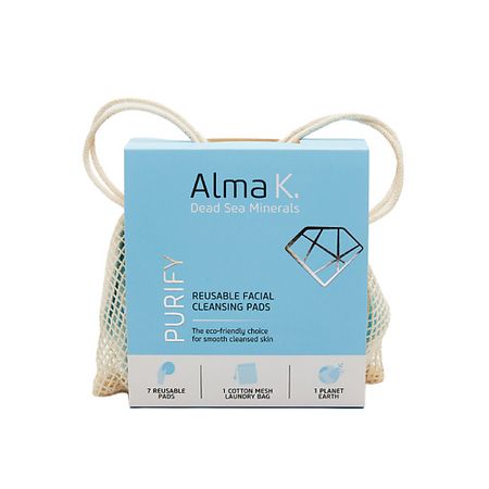 Спонж для лица ALMA K Диски для умывания многоразовые Reusable Facial Cleansing Pads многоразовые шарики для сушки moonbiffy