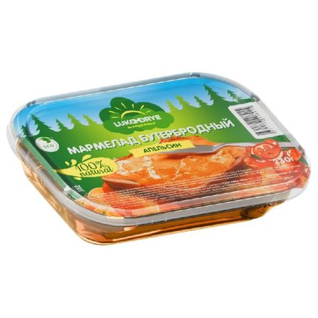 Мармелад Лукоморье бутербродный апельсин 230 г