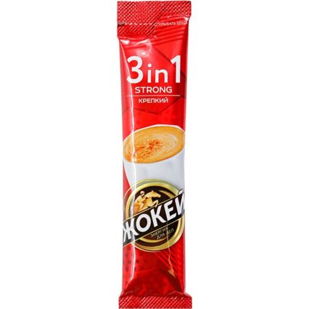 Кофе Жокей растворимый крепкий 3в1 12 г