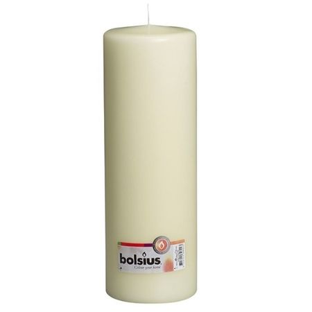 Свеча Bolsius 30х10 см Ivory