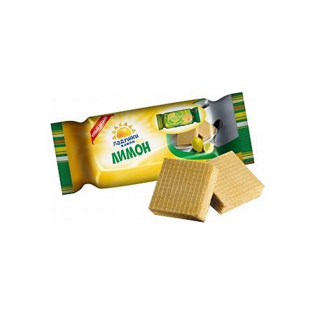 Вафли Воронежская КФ Ладушки со вкусом лимона, 100 г