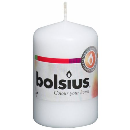 Свеча Bolsius White 8х5 см (103613200102)
