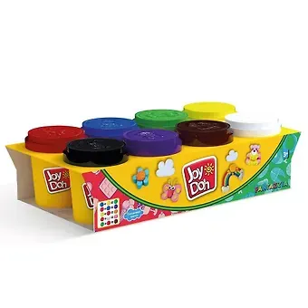 Масса для лепки Joy Doh, набор из 8 баночек с тестом, (8 х 56 г.)