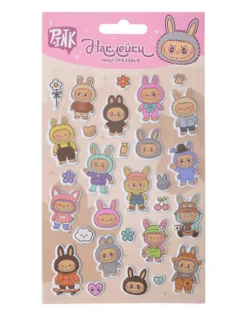 Наклейки объемные 110х200 (Монстры-1) (10131010/200825/5273527, Китай)