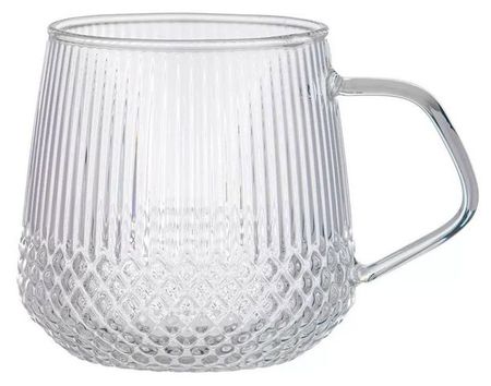 Кружка стеклянная Agness Монблан, 300 мл