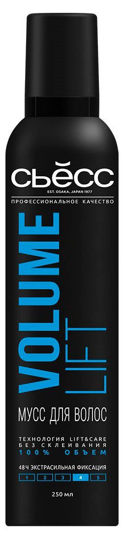 Мусс для волос Сьёсс Volume Lift Объем экстрасильная фиксация, 250 мл