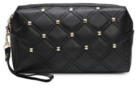 Косметичка Intervion с золотыми бусинами, 1 шт