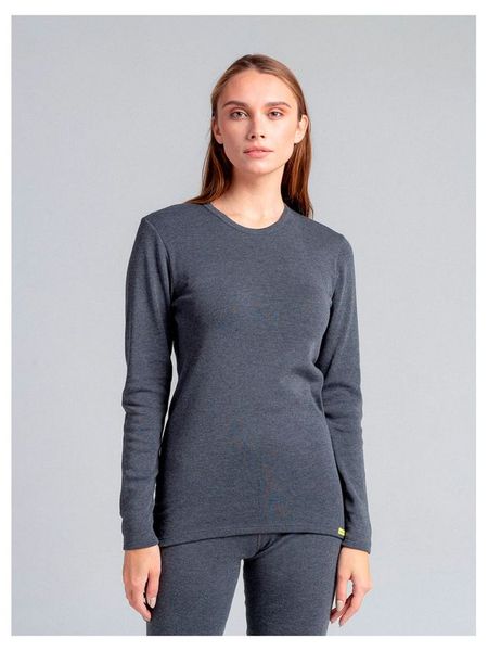 Термофутболка женская Montida с длинными рукавами антрацит, р. 50