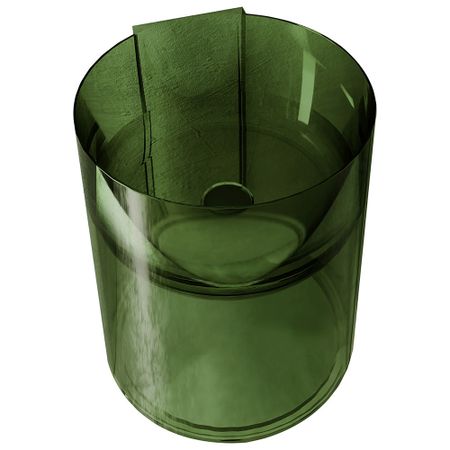 Раковина Abber Kristall 42 см подвесная зеленая (AT2704Emerald)