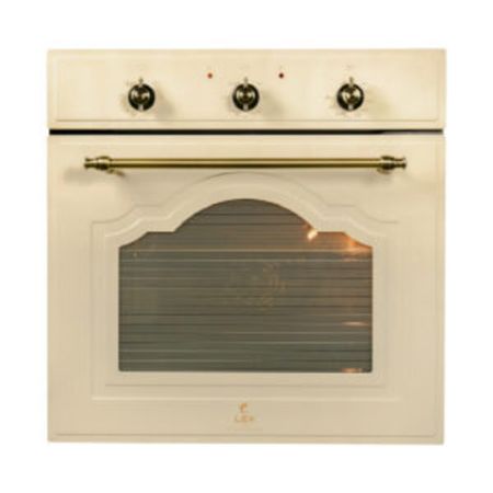 Духовой шкаф электрический встраиваемый Lex EDM 076C IV 595 мм слоновая кость (CHAO000385)