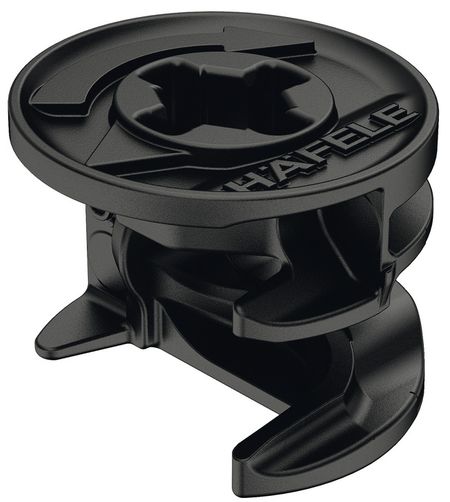 Hafele Корпусная стяжка Minifix 15/16 черная, упаковка - 100 штук,  262.26.353