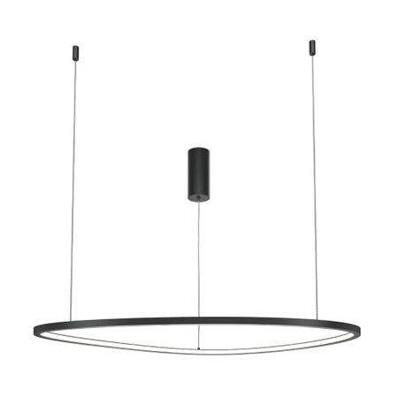 Светильник светодиодный подвесной Maytoni Glint 3000К 36 Вт 15 кв.м черный IP20 (MOD072PL-L36B3K)