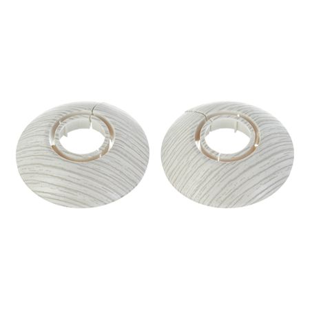 Обвод для труб ПВХ декоративный Идеал 16-22 мм клен серый (2 шт.)