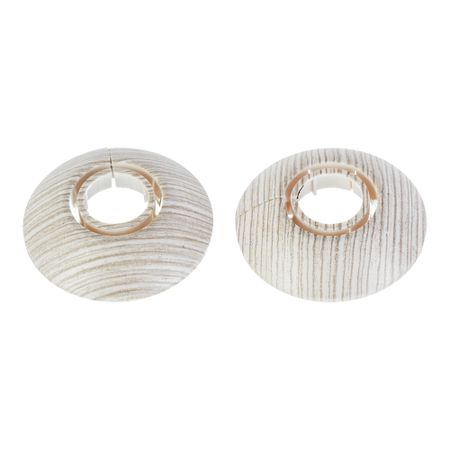 Обвод для труб ПВХ декоративный Идеал 16-22 мм ясень серый (2 шт.)