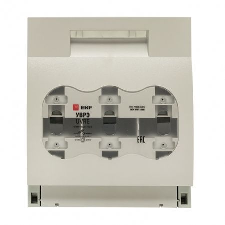 Выключатель-разъединитель откидного типа EKF PROxima УВРЭ (uvre-630) 3P 630А 30 кА 690 В на монтажную панель под предохранители ППН