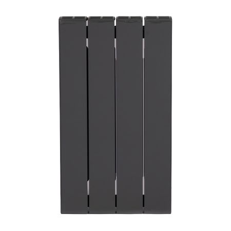 Радиатор биметаллический Rifar Supremo 500 мм 4 секции 3/4 боковое подключение серый радиатор биметаллический секционный oasis 500 4 секции