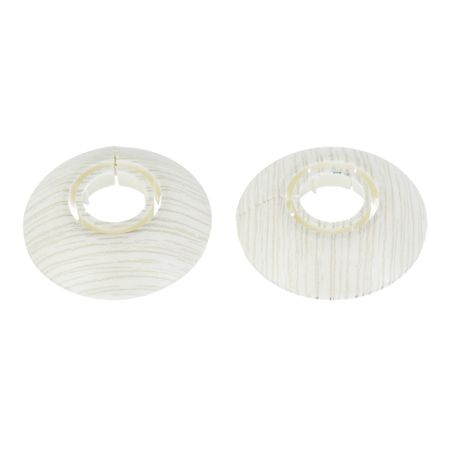 Обвод для труб ПВХ декоративный Идеал 16-22 мм ясень белый (2 шт.)