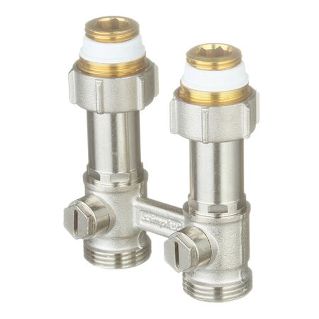 Узел нижнего подключения Simplex DT2/50 3/4 ВР(г) х 3/4 НР(ш) ЕК для радиатора (F10084)