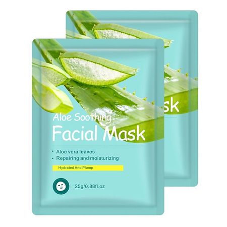 Набор масок для лица SKAILIE Набор масок тканевых увлажняющих с экстрактом алоэ вера elesesafe 5n11 хлопковые фильтры для масок 6200 7502 6800