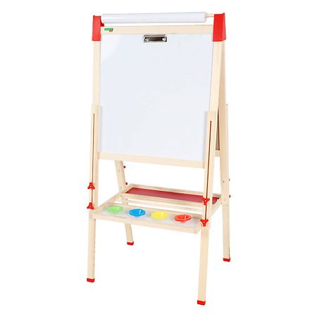 Настольный мольберт BRAUBERG Мольберт растущий 3 в 1 KIDS краски пальчиковые brauberg kids 4цв по 40мл для малышей от 1 года