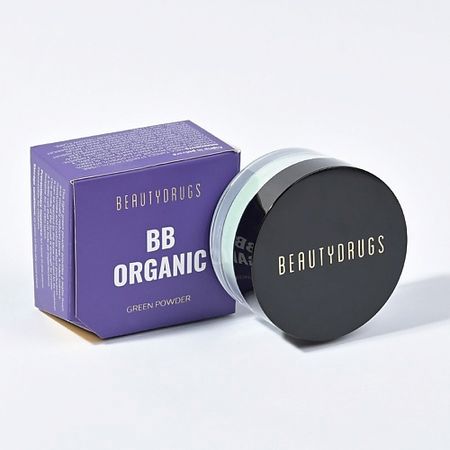 Пудра для лица BEAUTYDRUGS Пудра для лица рассыпчатая BB Organic Green Powder пудра для лица pastel пудра для лица show your purity powder