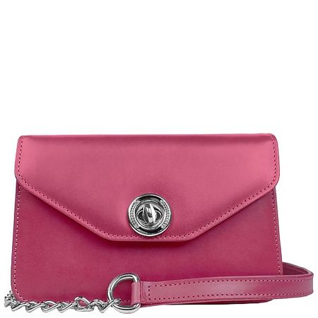 Сумка L'UCCELLO Сумка женская из натуральной кожи moterm обложка для блокнота из натуральной серовато розового а