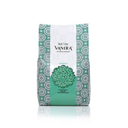 Воск для депиляции ITALWAX Воск горячий (пленочный)  Vanira (Сандал) гранулы воск italwax водорастворимый в банке 400мл 600 гр ультра мягкий
