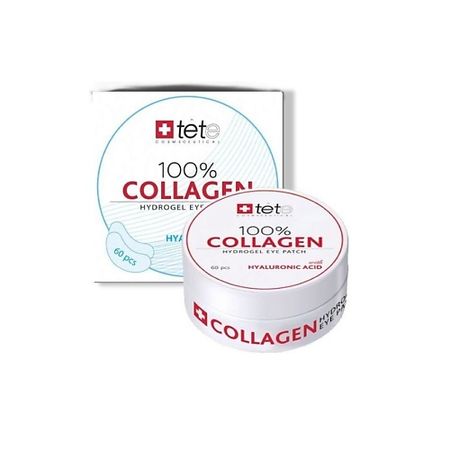 Патчи для глаз TETE COSMECEUTICAL Патчи для глаз  100% Collagen Hydrogel Eye Mask