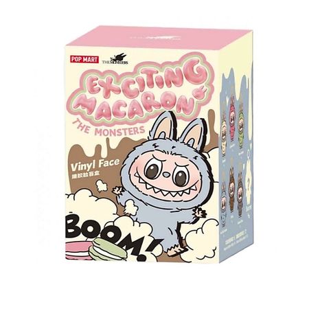 Мягкая игрушка POP MART Игрушка Labubu The Monsters Exciting Macaron Single Blind Box